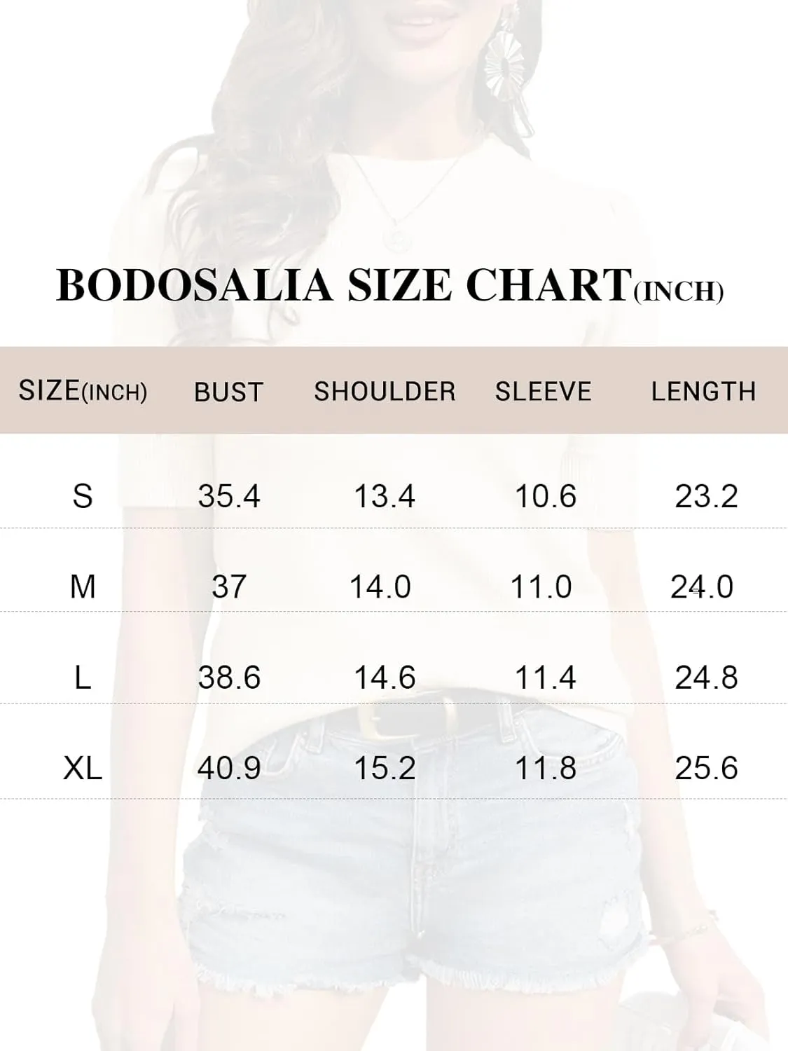 Bodosalia Womens Puff Short Sleeve Sweater Casual Summer Crew Neck Pullover Tops Ribbed Knit Sweater Blouse