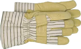 Boss 4399X Gloves, Men's, XL, Wing Thumb, Bell Cuff, Tan :PR: QUANTITY: 1