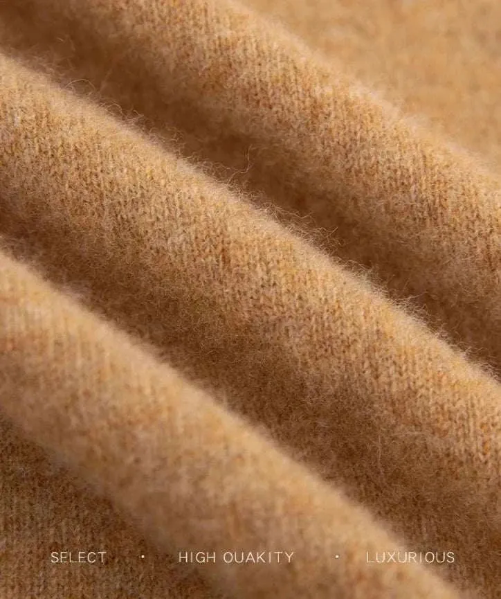 Business wool turtleneck sweater