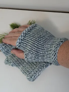 Fingerless Gloves - Still Water - size (7")