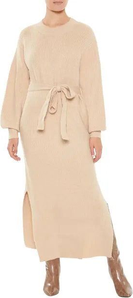Forever 21 Women's Tie-Front Midi Sweater Dress