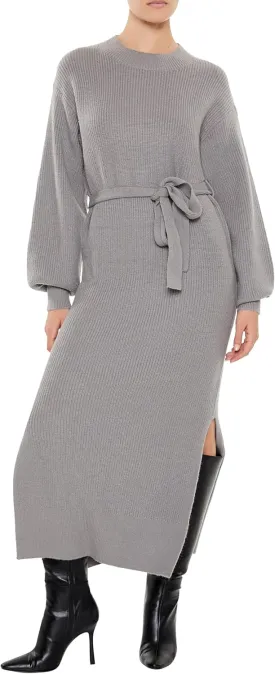 Forever 21 Women's Tie-Front Midi Sweater Dress