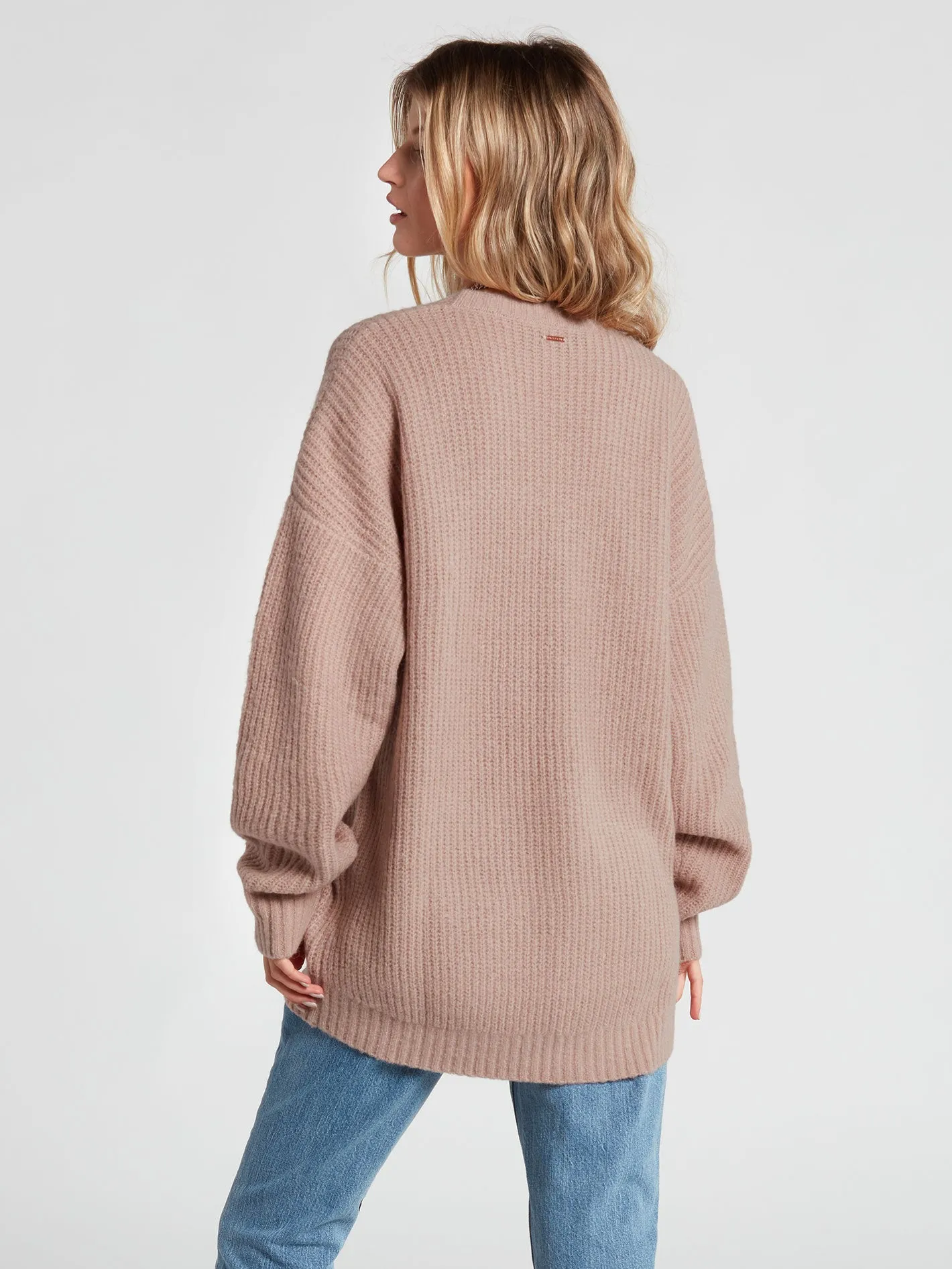 Fresh Fuzz Sweater - Mauve
