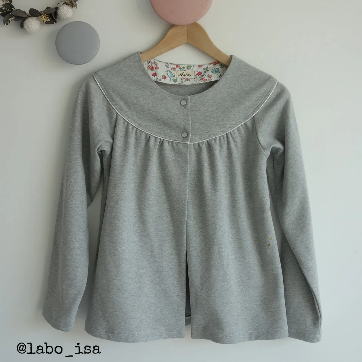 IRMA Cardigan or light vest - Girl 3/12- Paper Sewing Pattern
