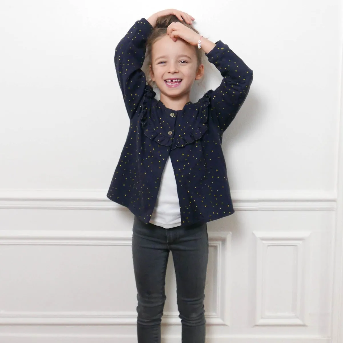 IRMA Cardigan or light vest - Girl 3/12- Paper Sewing Pattern