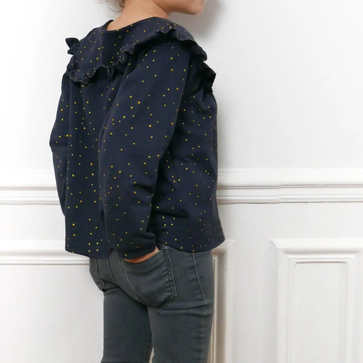 IRMA Cardigan or light vest - Girl 3/12- Paper Sewing Pattern
