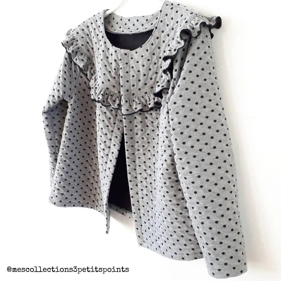 IRMA Cardigan or light vest - Girl 3/12- Paper Sewing Pattern