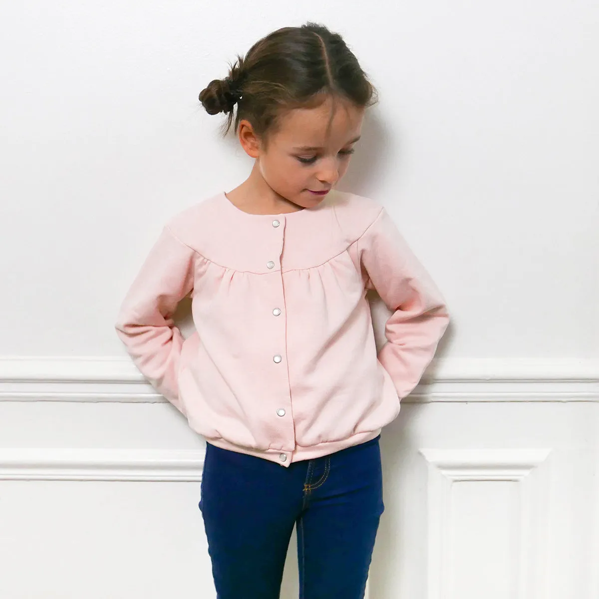 IRMA Cardigan or light vest - Girl 3/12- Paper Sewing Pattern