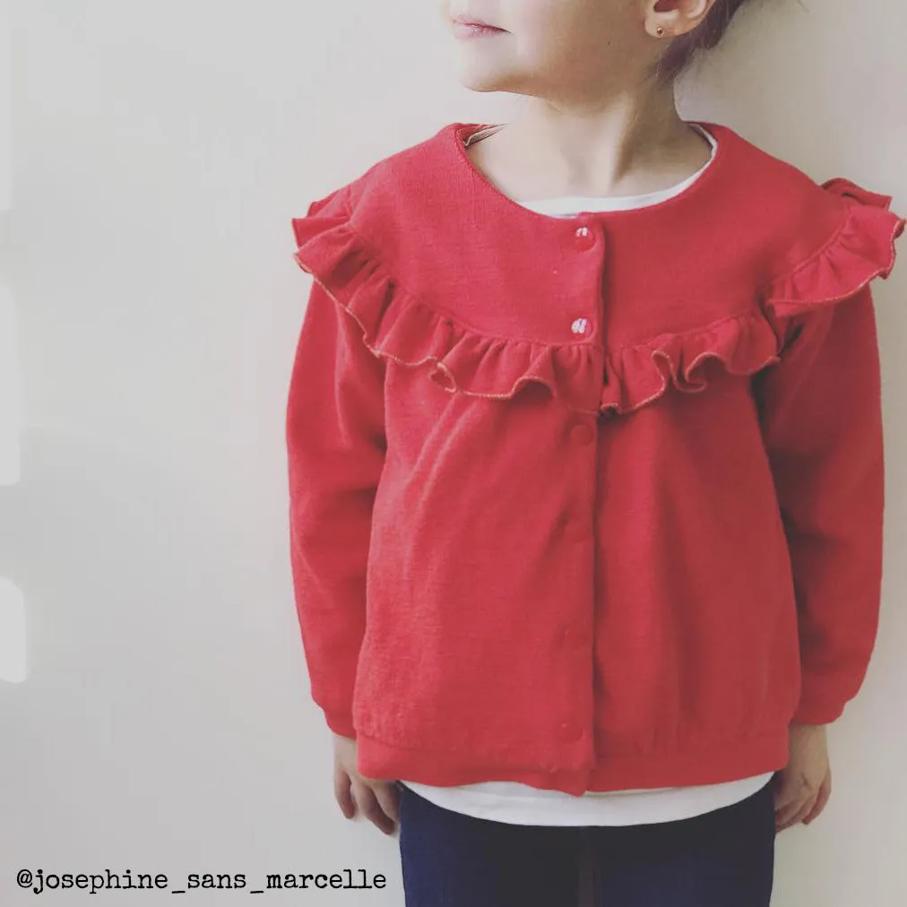 IRMA Cardigan or light vest - Girl 3/12- Paper Sewing Pattern
