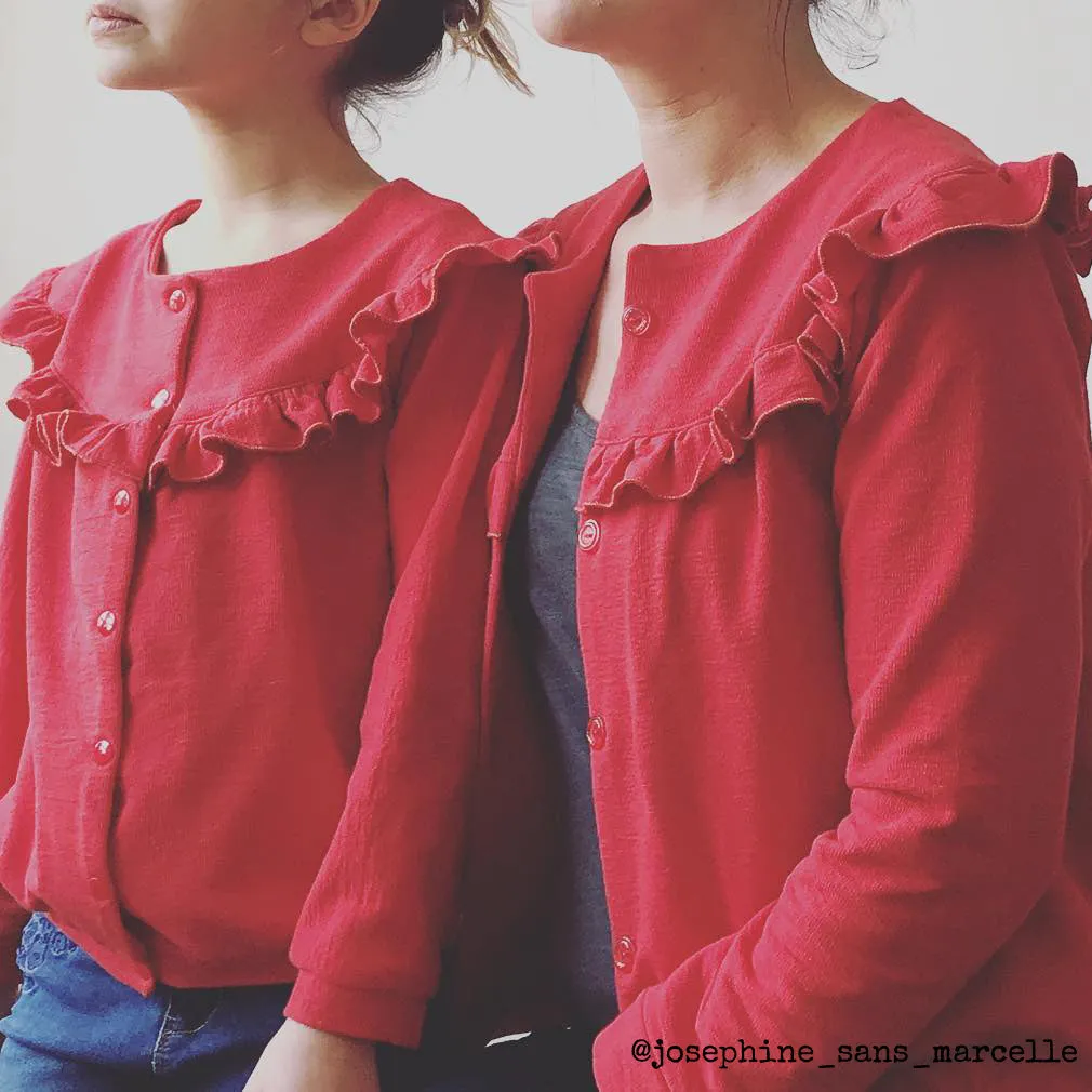 IRMA Cardigan or light vest - Girl 3/12- Paper Sewing Pattern