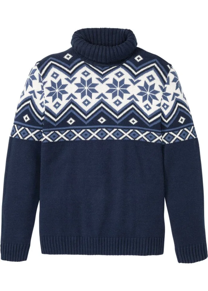 John Baner Jeanswear Norwegian sweater, blue