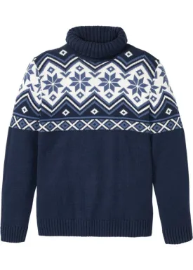 John Baner Jeanswear Norwegian sweater, blue