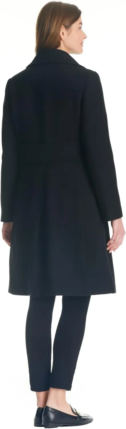 kate spade new york Women's Double-Breasted Long Wool Coat