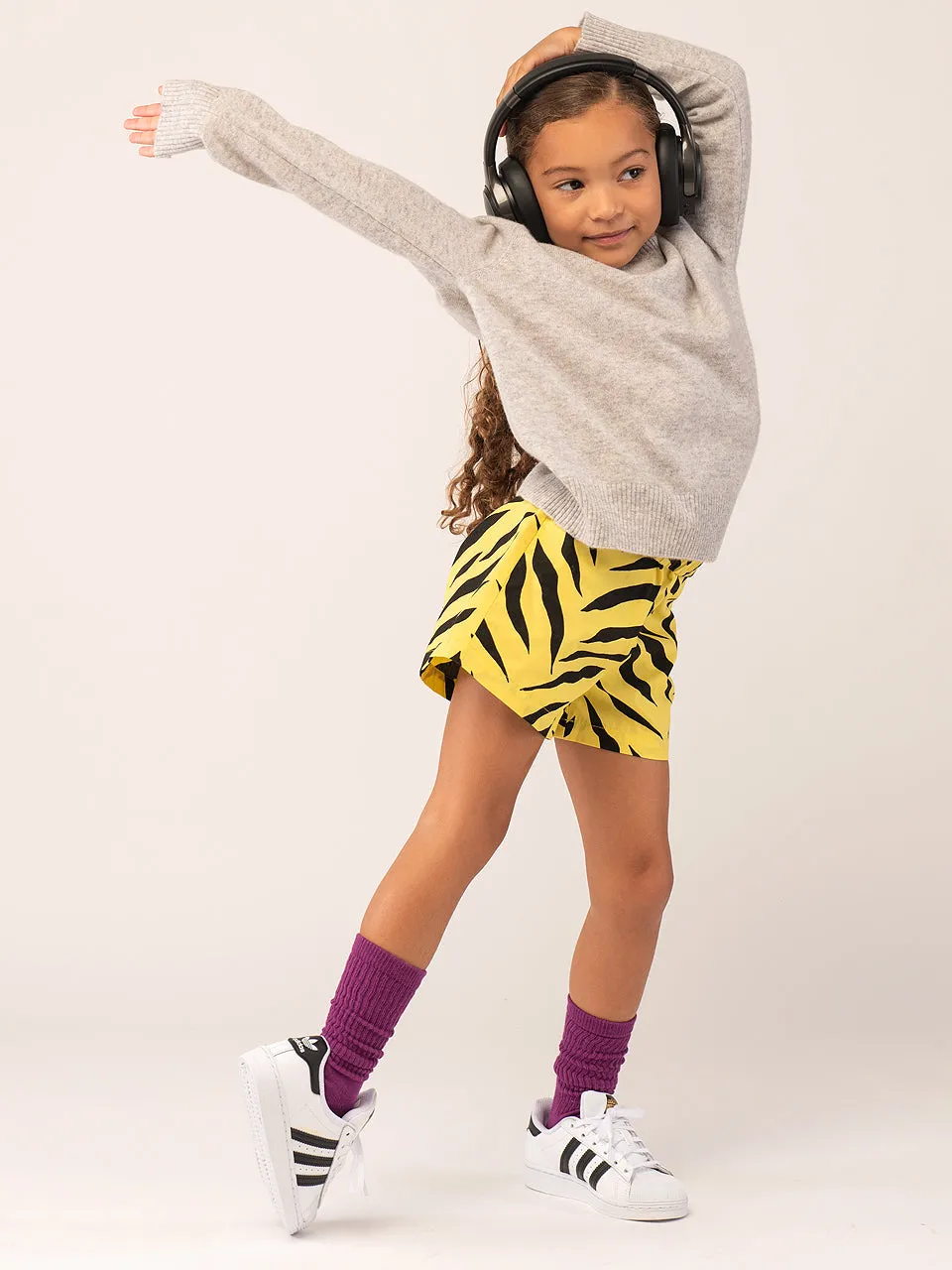 Kids Crew Neck Sweater_Grey
