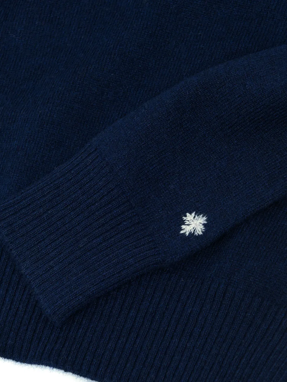 Kids Crew Neck Sweater_Navy