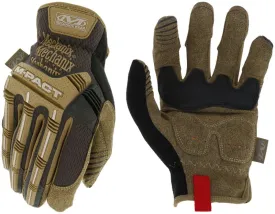 Mechanix Wear MPC-07-010 Impact Gloves, Men's, L, Slip-On Cuff, Spandex Back, Brown